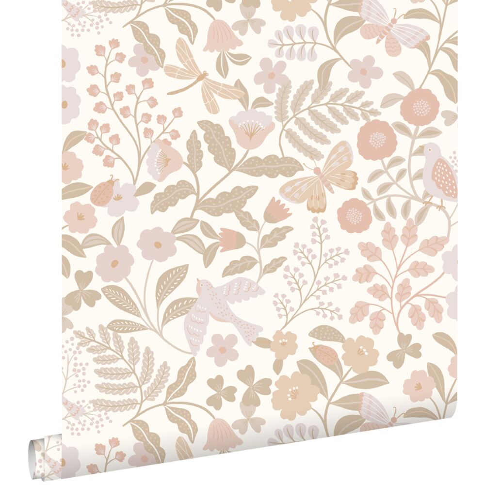 Esta Home Behang 139866 Bloemen en Vogels