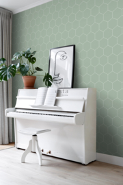 Esta Home Art Deco Behang 156-139227 Hexagon/Honingraat