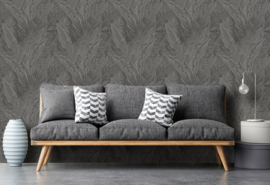 Hookedonwalls Leopard Walk Behang 15315 Kiskaara/Bladeren