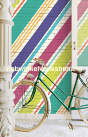 Eijffinger Stripes+ Fotobehang. 377207 Strepen/Diagogo Bricks
