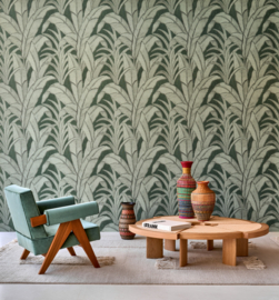 Arte Manila Behang 64501 Botanic Linen/Bladeren( Gratis Universele Lijm en Verzending binnen Nederland)