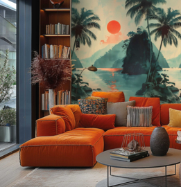 AS Creation Metropolitan Stories Hotspot Fotobehang 790165 Tropical Sunset