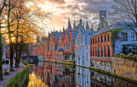 Dimex/Wall Murals 2023 Fotobehang MS-5-1015 Canals of Bruges/Brugge/Landschap