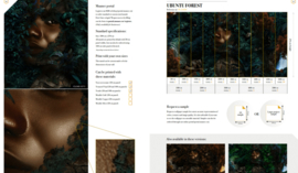 Muance Edition 3 Amber Collection Fotobehang Ubuntu Forest MU13012 Jungle/Vrouw