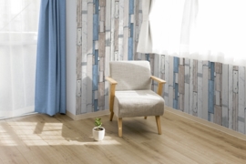 Opruiming/Sale Dutch Wallcoverings Faux Semblant Behang L10401 Sloophout/Planken