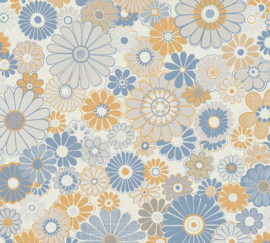 AS Creation Retro Chic Behang 39535-2 / 395352 Bloemen/Jaren 60 70