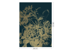 Dutch Wallcoverings Gold Collection Fotobehang MW-013 Engraved Flowers/Bloemen