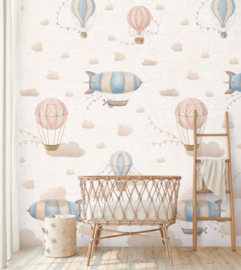 AS Creation Lilly en Luis Fotobehang 770611 Luchtballon/Kinderkamer