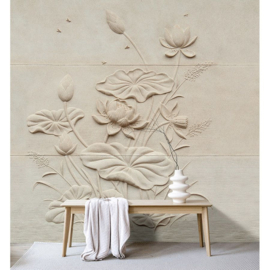 De Grote Tuinverbouwing 22 Maart Fotobehang AS Creation DD127881 3D Bloemen