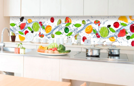 Dimex Wall Murals 2023 Zelfklevende Keuken Achterwand Fruit KL-350-001 Multi/Fruit