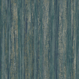 Dutch Wallcoverings Patagonia Behang 36203 Lindora Teal/Strepen Structuur