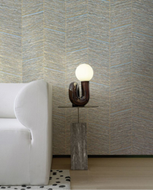 Eijffinger Anam Behang 350975 Strepen Structuur Bruin/Koper