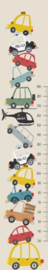 Behangexpresse Sofie & Junar Grow Chart INK7685 Traffic Color/Groeimeter
