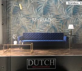 Dutch Wallcoverings One Roll One Motif Behang MY6001 Myriad/Bladeren