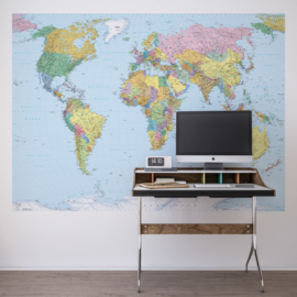 Komar Home Imagine Edition 4 Fotobehang 4-050 World Map/Wereldkaart