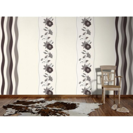 Opruiming/Sale AS Creation Daniel Hechter Behang 9128-31 Bloemen//Taupe