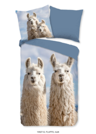 Muller Textiles Dekbedovertrek 10027-G Fluffs Multi/Lama/Alpaca/Dieren/1 persoons