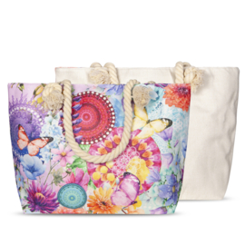 Muller Textiles Strandtas Hip 32013 Hip/Vitori/Mandala/Vlinders