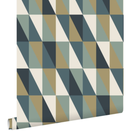 Esta Home Art Deco Behang 156-139197 Grafisch/Driehoeken