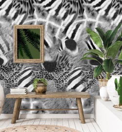 Behangexpresse Light & Dark Fotobehang INK7343 Wilder Animal