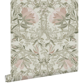 Esta Home Vintage Flowers Behang 139418 Bloemen/Art Nouveau Stijl