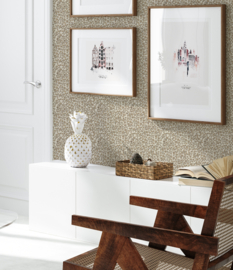 Annet Weelink Behang 8945004824394 Ditsy Daisy Ochre/Bloemetjes