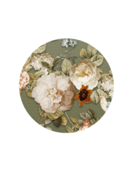 Behangexpresse Floral-Utopia Cirkel INK305 Sweet Rosa Moss/Bloemen