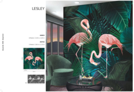 Marburg Smart Art Aspiration Fotobehang 46703 Lesley/Flamingo/Tropical