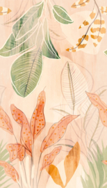 Dutch Wallcovering Orom 2 Fotobehang A60701 Naive Flowers/Bloemen