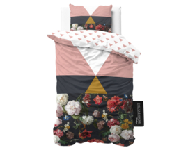 Dekbedovertrek Vintage Violet Multi Bloemen/Romantisch/Modern/Klassiek  1 persoons Royal Textile