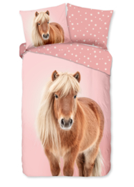 Muller Textiles Dekbedovertrek 33522 Caitlin/Paard/1 persoons