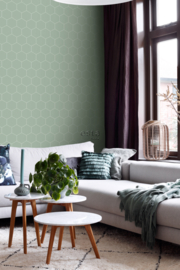 Esta Home Art Deco Behang 156-139227 Hexagon/Honingraat