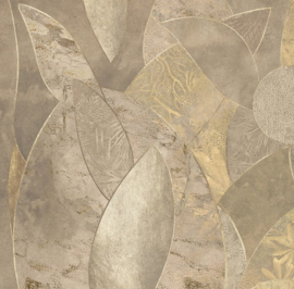 Muance Edition 3 Amber Collection Fotobehang Harmony MU13082 Bladeren