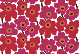 Hookedonwalls Marimekko Behang 23354 Unikko/Retro Bloemen