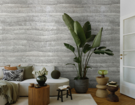 AS Creation Vibes & Styles Fotobehang 792173 Beton/Lijnen/Golven