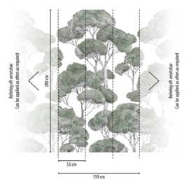 AS Creation Vibes & Styles Fotobehang 792166 Bomen/Bos