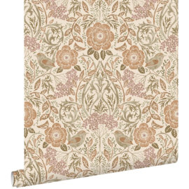 Esta Home Bloom Behang 139566 Bloemen en vogels in Art Nouveau Stijl