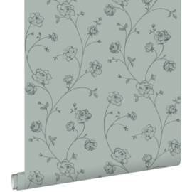 Esta Home Vintage Flowers Behang 139314 Bloemen/Toile de jouy Rozen