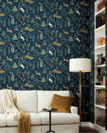 Eijffinger Rifle Paper Co Behang RP7304 Menagerie/Dieren/Bloemen