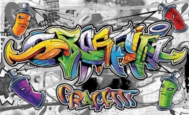 Dutch Wallcoverings Fotobehang 2295 P8 Graffiti