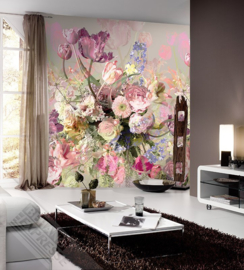 Behangexpresse Colorful INK7291 Flower Explosion/Bloemen/Romantisch Fotobehang