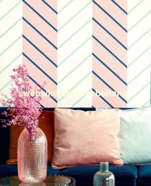Eijffinger Stripes+  Behang 377141 Strepen/Chevron