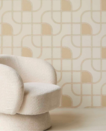 Eijffinger Calm Crafted Behang 363260 Geometrisch/Modern/Gratis lijm en verzending