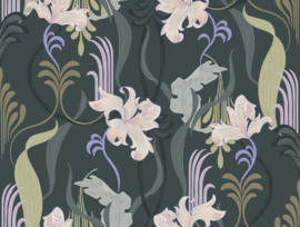 Annet Weelink Behang 8945004824448 Marilyn Flower Lilac/Bloemen