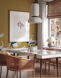 Annet Weelink Design Fotobehang 8785280858320 Stork Gold/Ooievaars