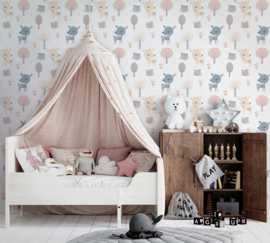Noordwand Kids Walls Behang 45834 Bosdieren/Hert/Egel