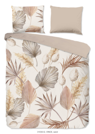 Muller Textiles Dekbedovertrek 31030-G Vince/Bladeren/Lits-jumeaux