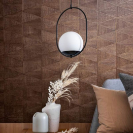 Noordwand Travertino Behang 33361 Wyber in houtlook/Grafisch Ruit