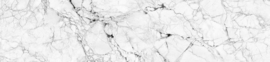 Dimex Zelfklevende Keuken Achterwand  KL-260-156 White Marble Stone/Marmer
