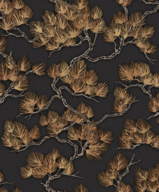 Dutch Wallcoverings/Spits Wall Fabric Behang WF121015 Pine Tree/Ananasboom/Natuurlijk
